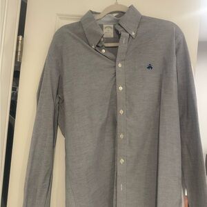 Brooks Brothers Light Gray Button-Down Shirt